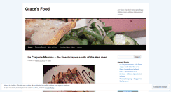 Desktop Screenshot of gracesfood.wordpress.com