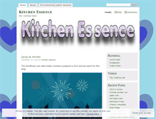 Tablet Screenshot of kitchenessence.wordpress.com