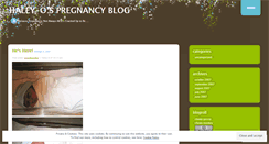 Desktop Screenshot of pregnancyblog.wordpress.com