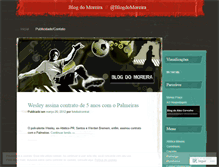 Tablet Screenshot of blogdomoreira.wordpress.com