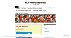 Desktop Screenshot of hoffnermath.wordpress.com