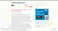 Desktop Screenshot of mmontessori.wordpress.com