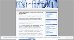 Desktop Screenshot of experimentoaleatorio.wordpress.com