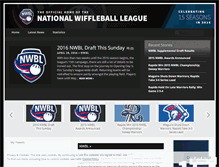 Tablet Screenshot of nwblwiffleball.wordpress.com
