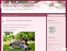 Tablet Screenshot of chookyschirps.wordpress.com