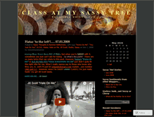 Tablet Screenshot of classatmysassytree.wordpress.com