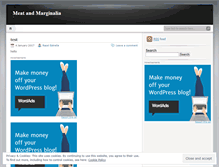 Tablet Screenshot of meatandmarginalia.wordpress.com