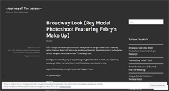 Desktop Screenshot of journeyofthelenses.wordpress.com