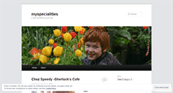 Desktop Screenshot of macaulayspecialities.wordpress.com