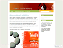 Tablet Screenshot of lillacreativeworkshop.wordpress.com