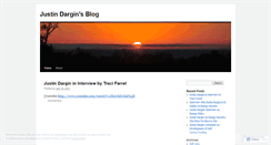 Desktop Screenshot of justindargin.wordpress.com