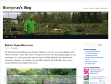 Tablet Screenshot of blomjonas.wordpress.com