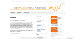 Desktop Screenshot of migrentrepreneurwomannetwork.wordpress.com