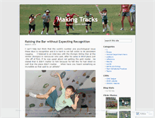 Tablet Screenshot of makingtracks.wordpress.com
