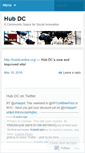 Mobile Screenshot of hubdc.wordpress.com
