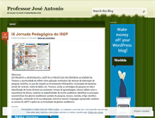 Tablet Screenshot of professorjoseantonio.wordpress.com