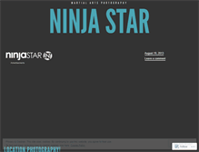 Tablet Screenshot of ninjastarphoto.wordpress.com
