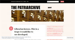 Desktop Screenshot of patriarchive.wordpress.com
