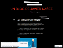 Tablet Screenshot of javiermuse.wordpress.com