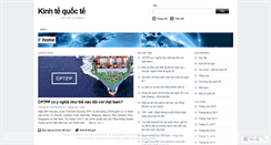 Desktop Screenshot of kinhtequocte.wordpress.com