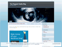 Tablet Screenshot of preggerdad.wordpress.com