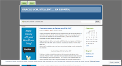 Desktop Screenshot of oracleucm.wordpress.com