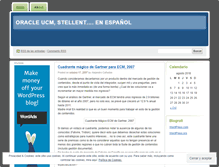Tablet Screenshot of oracleucm.wordpress.com
