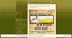 Desktop Screenshot of myfriendsatroxyann.wordpress.com