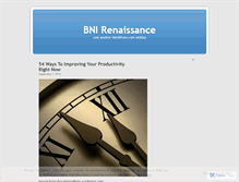 Tablet Screenshot of bnirenaissance.wordpress.com