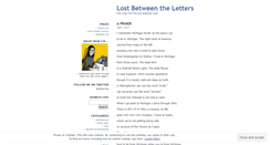 Desktop Screenshot of lostbetweentheletters.wordpress.com