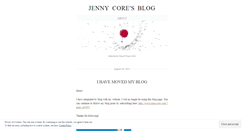 Desktop Screenshot of jennycoreblog.wordpress.com