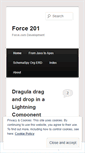Mobile Screenshot of force201.wordpress.com
