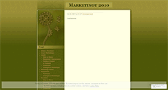 Desktop Screenshot of marketingu2010.wordpress.com