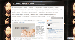 Desktop Screenshot of deprofundisclamaviadtedomine.wordpress.com