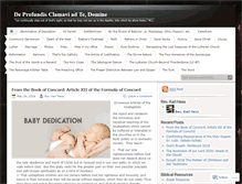 Tablet Screenshot of deprofundisclamaviadtedomine.wordpress.com