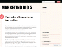 Tablet Screenshot of marketingaio5.wordpress.com