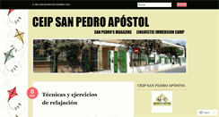 Desktop Screenshot of ceipsanpedroapostol.wordpress.com