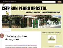 Tablet Screenshot of ceipsanpedroapostol.wordpress.com