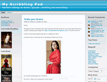 Tablet Screenshot of medhakrishnamurthy.wordpress.com