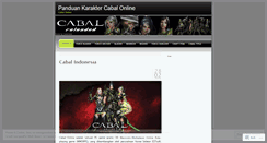 Desktop Screenshot of indocabal.wordpress.com