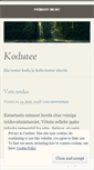 Mobile Screenshot of looduskodu.wordpress.com