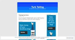 Desktop Screenshot of mturk.wordpress.com