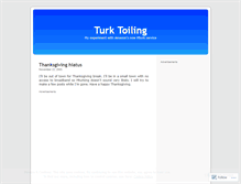 Tablet Screenshot of mturk.wordpress.com