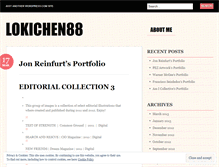 Tablet Screenshot of lokichen88.wordpress.com