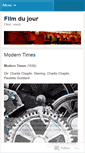 Mobile Screenshot of filmdujour.wordpress.com