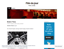 Tablet Screenshot of filmdujour.wordpress.com