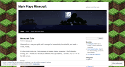 Desktop Screenshot of markmines.wordpress.com
