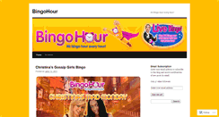 Desktop Screenshot of bingohourbingo.wordpress.com