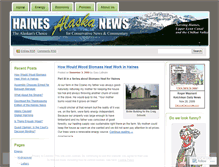 Tablet Screenshot of hainesnews.wordpress.com