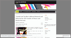 Desktop Screenshot of miacalderon.wordpress.com